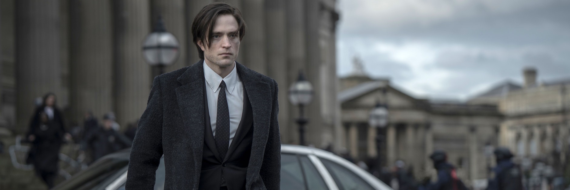 Robert Pattinson als Bruce Wayne, alias Batman, in einer Szene des Films „The Batman“.