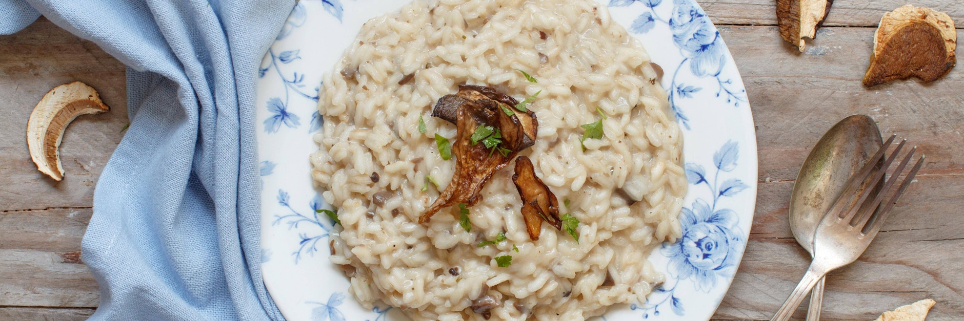 Ein leckeres Risotto mit Pilzen zu kochen, ist gar nicht schwer.
