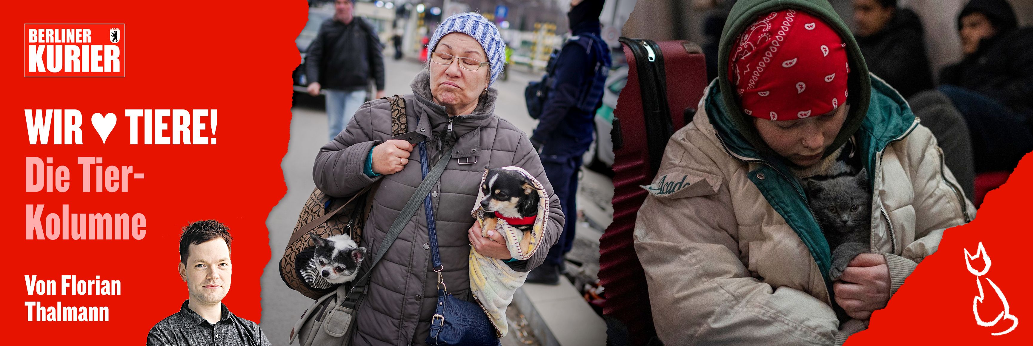 Der Krieg und die Tiere: Diese Bilder lassen keinen Tierfreund kalt! Deshalb ist es wichtig, Tierhaltern und ihren Lieben zu helfen