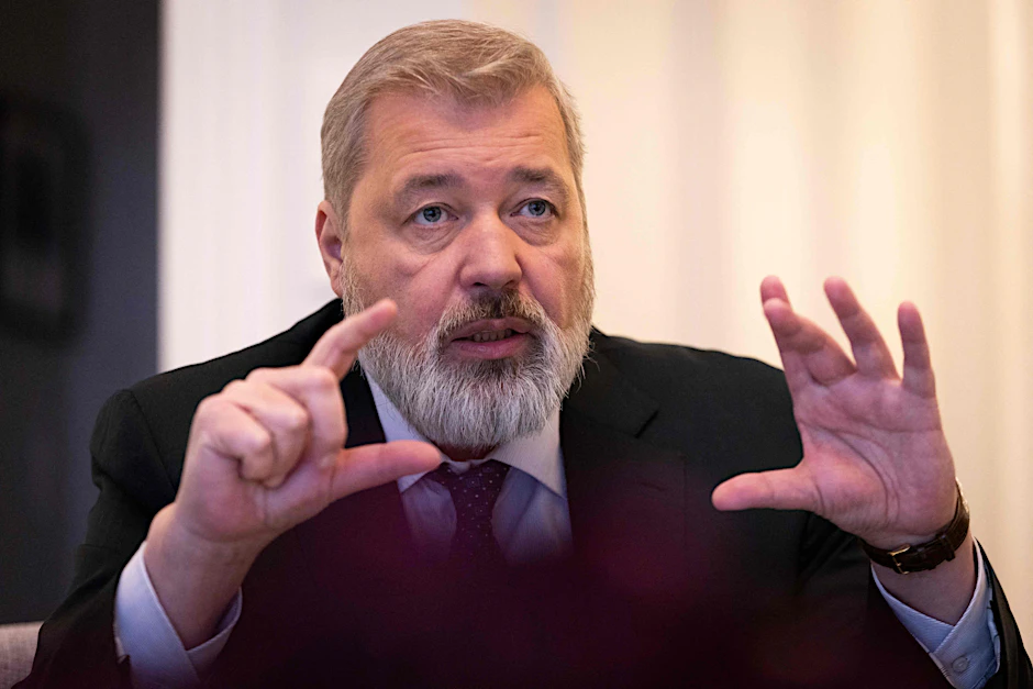 Der russische Journalist und Friedensnobelpreisträger Dmitri Muratow