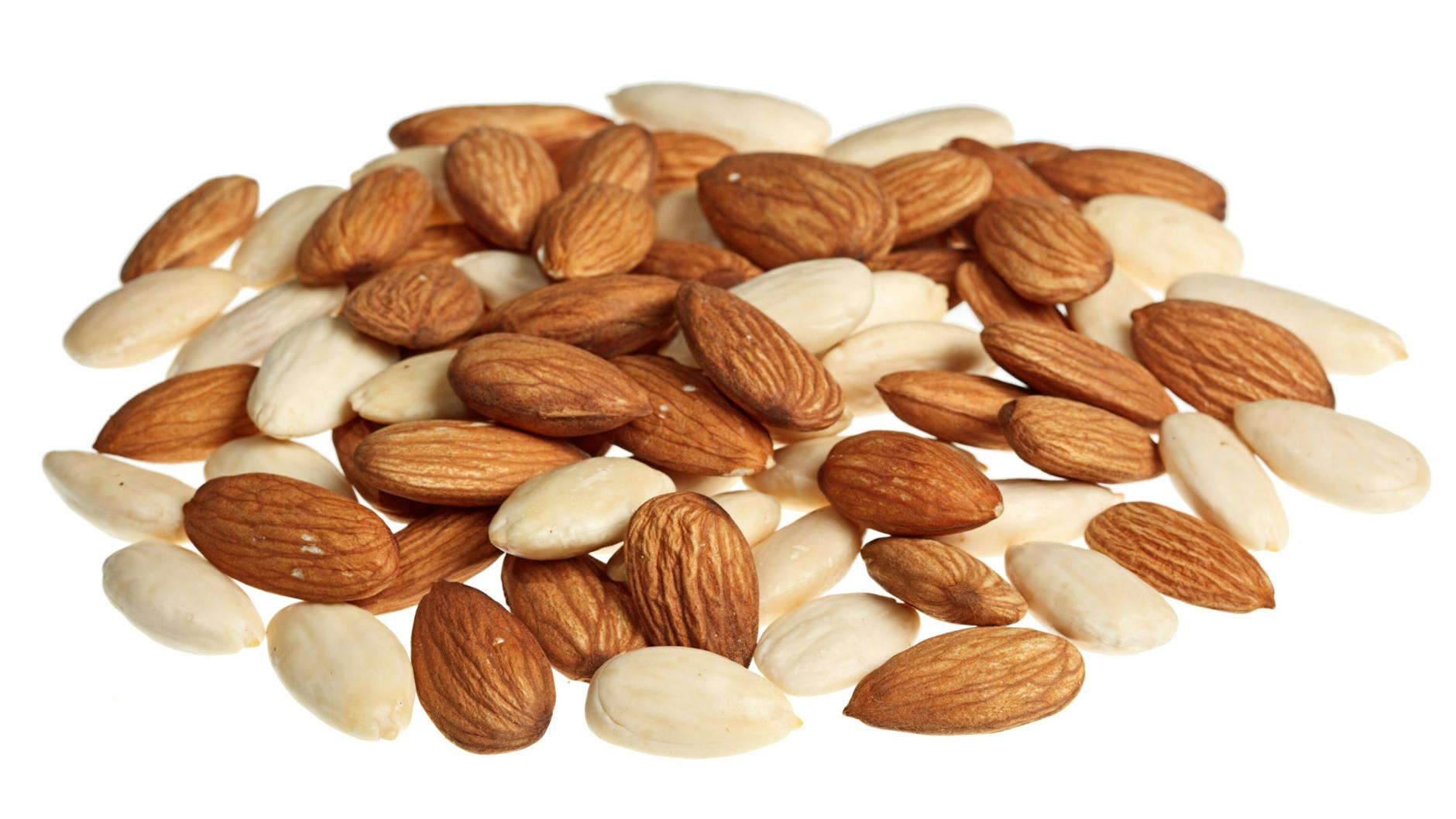 Mandeln sind der ideale Snack.