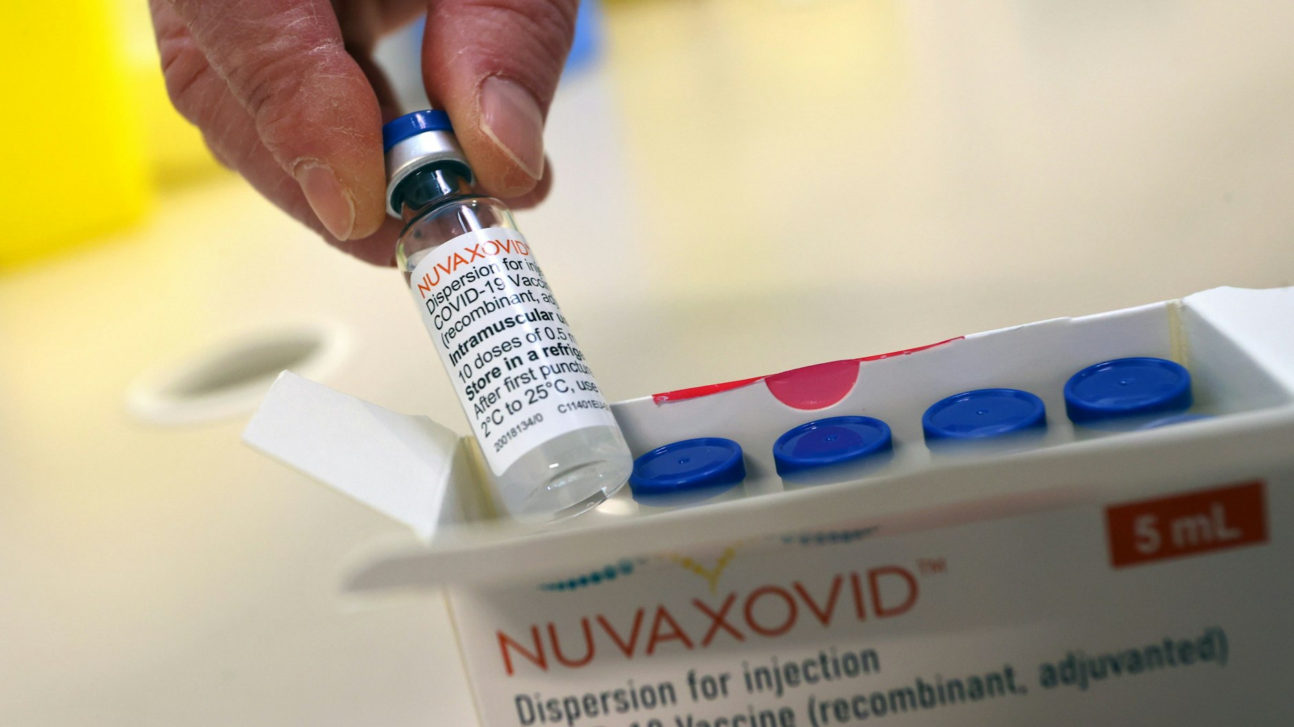 In deutschen Arztpraxen gibt es nur wenig Interesse am Impfstoff von Novavax.