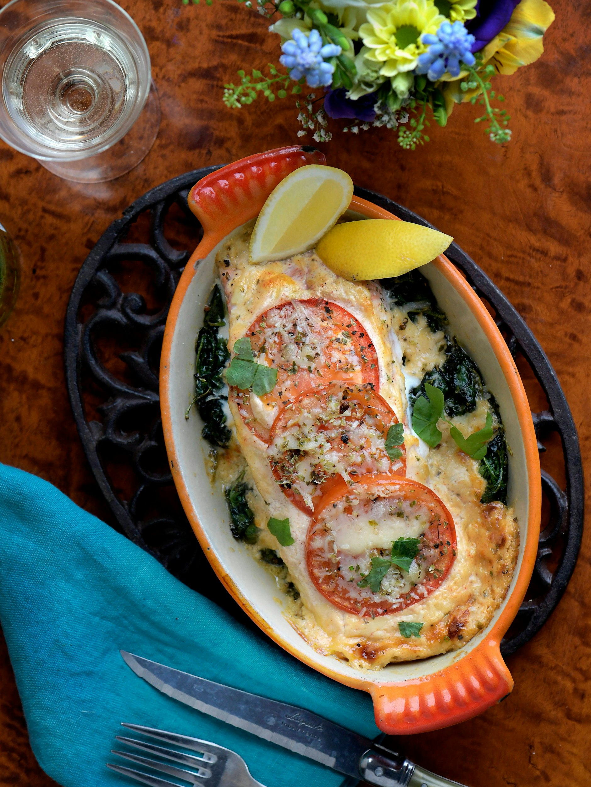 Gesund und lecker: das Lachs-Gratin!