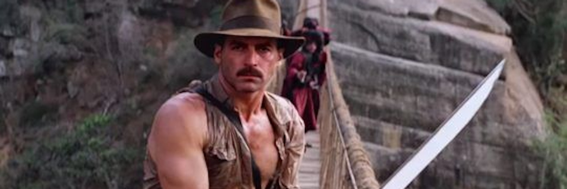 So hätte Tom Selleck in seiner Rolle als „Indiana Jones“ ausgesehen.