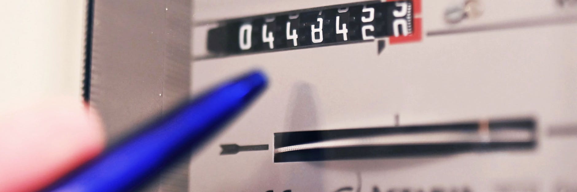 Ein typischer Drehstromzähler in einem Privat-Haushalt sieht meist so aus.