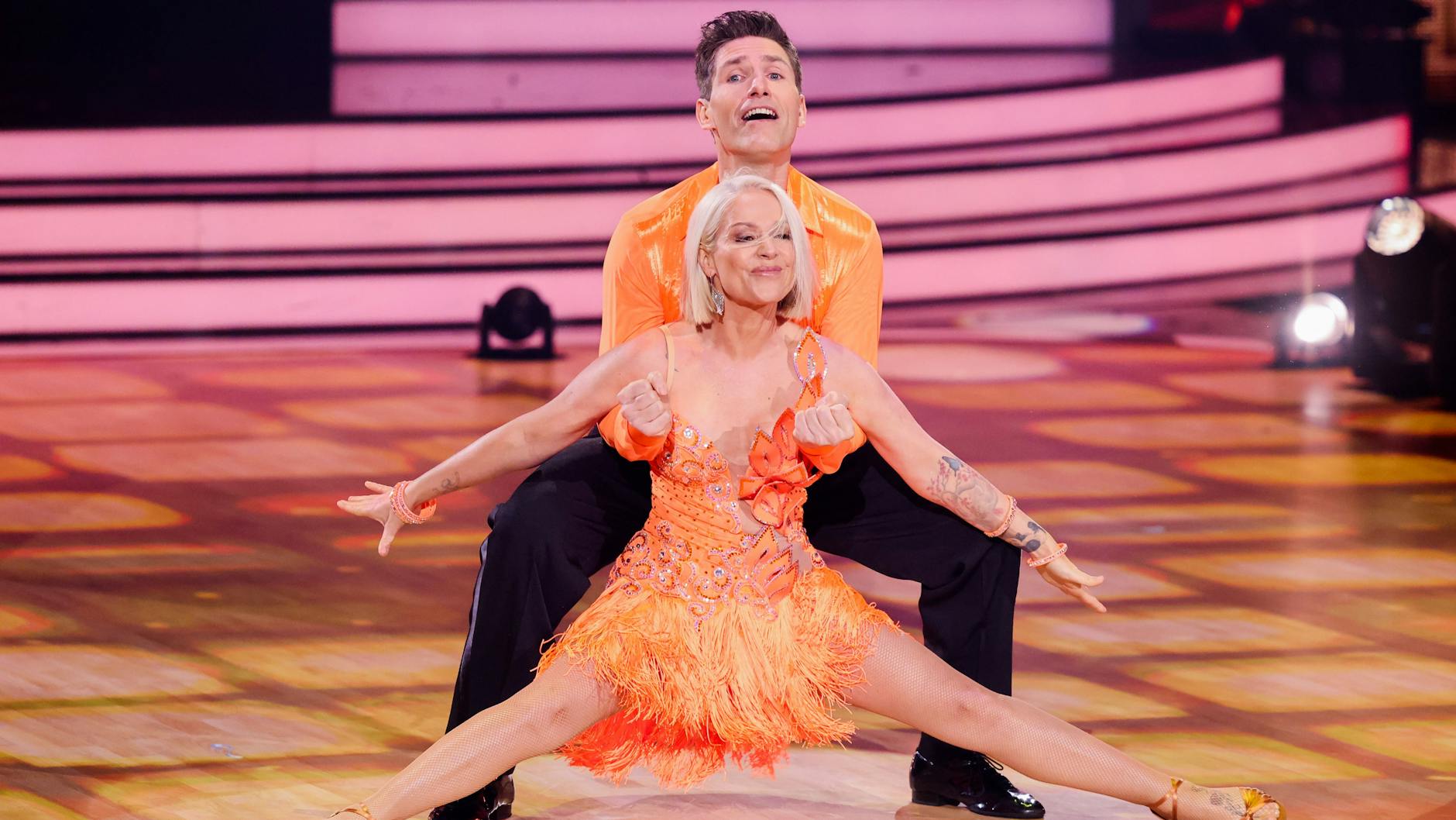 Sängerin Michelle tanzt bei „Let’s Dance“ mit Christian Polanc.