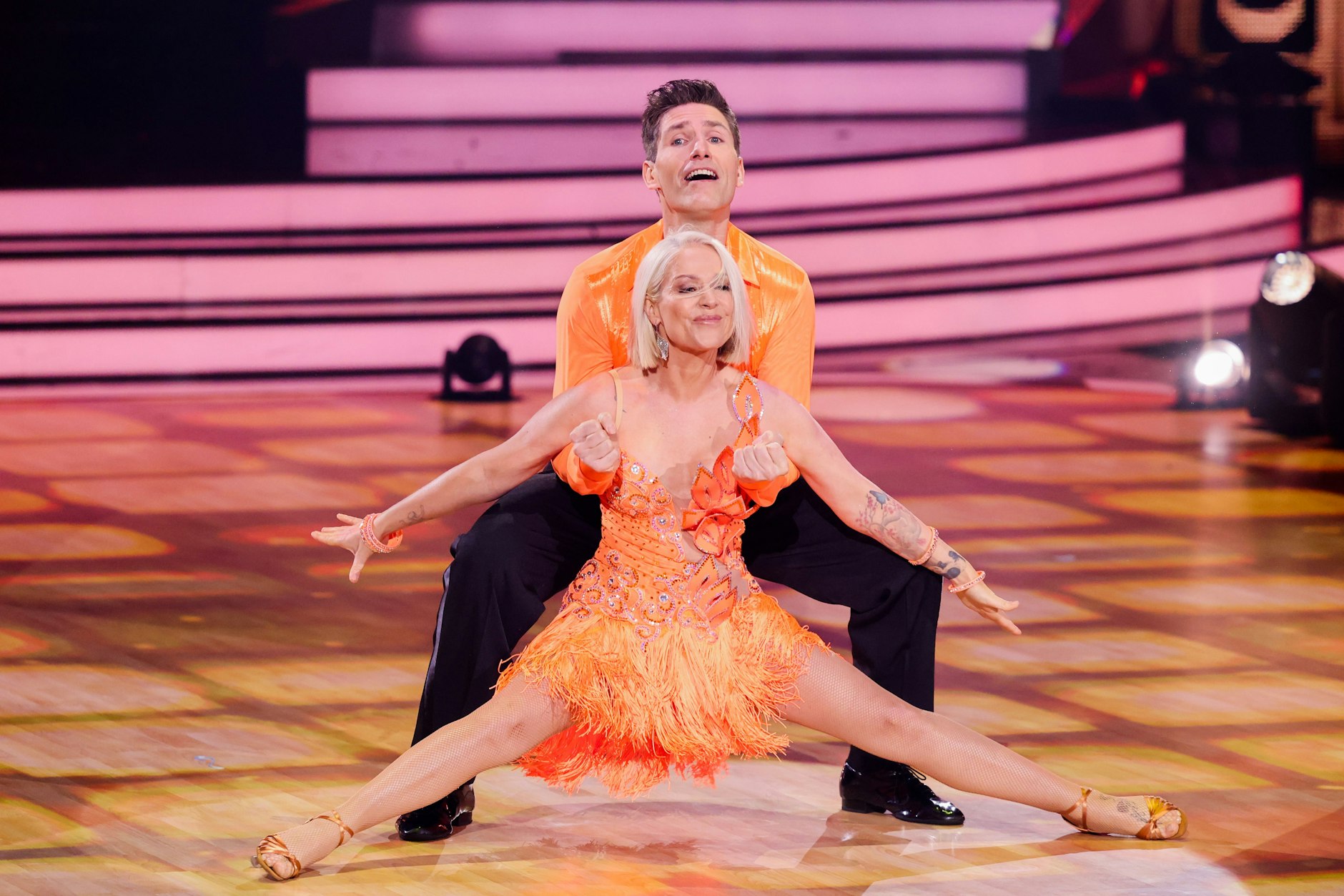 Sängerin Michelle tanzte bei „Let’s Dance“ mit Christian Polanc. Nun verlässt sie die Show.