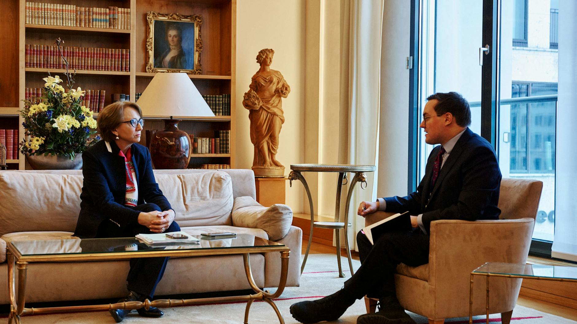 Botschafterin Descôtes im Gespräch mit der Berliner Zeitung am Wochenende: „Wichtig ist zu betonen, dass der politische Wille zur Einigung da ist.“