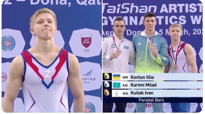 Image - Skandal beim Turn-Weltcup: Kriegsunterstützer und Putin-Fan provoziert die Welt mit dieser Geste!