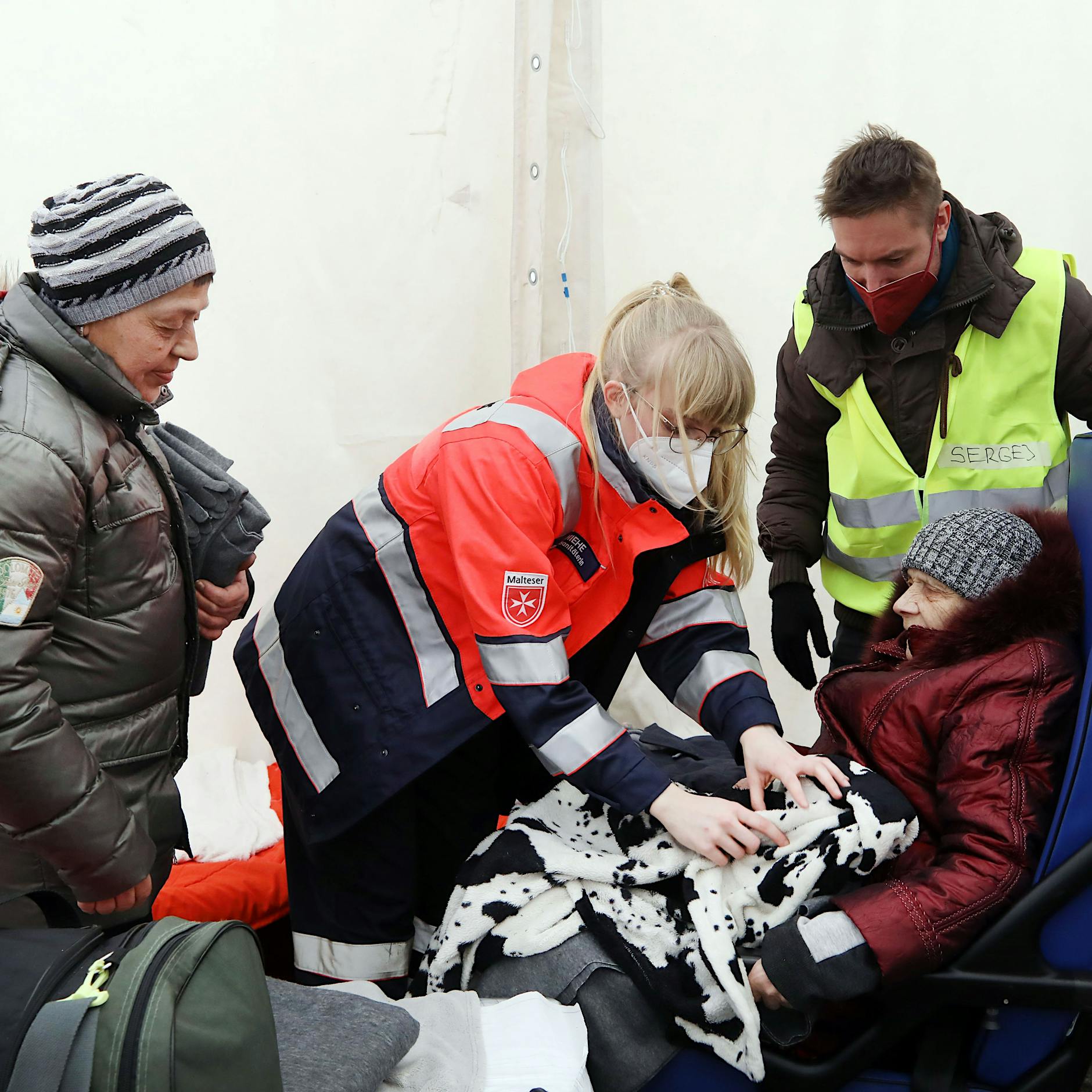 Eine 95-Jährige und ihre Tochter flüchteten aus der Ukraine nach Berlin