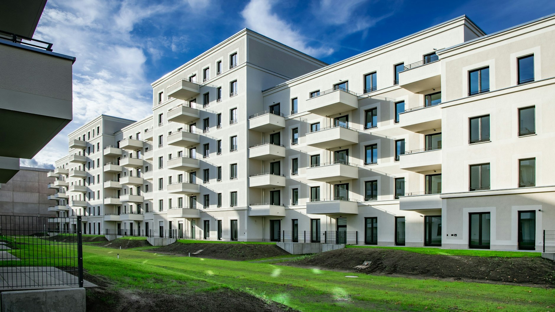 Neubau der Wohnungsbaugesellschaft Mitte in der Paulsternstraße in Spandau