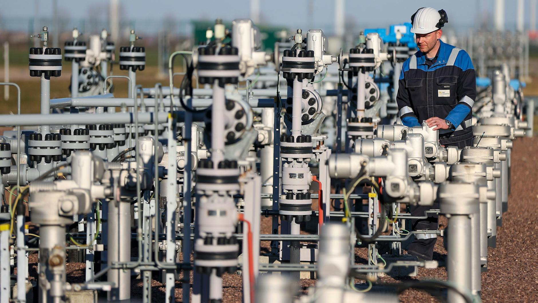 Gasspeicher in Sachsen-Anhalt. Die Nachfrage der EU nach russischem Gas soll um zwei Drittel bis Ende des Jahres reduziert werden.