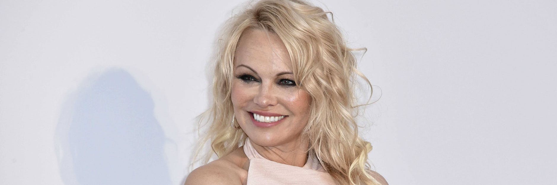 Pamela Anderson bei einem Pressetermin