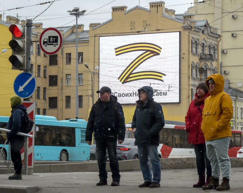 Das mysteriöse Zeichen Z ist zum Symbol für Putins Krieg geworden
