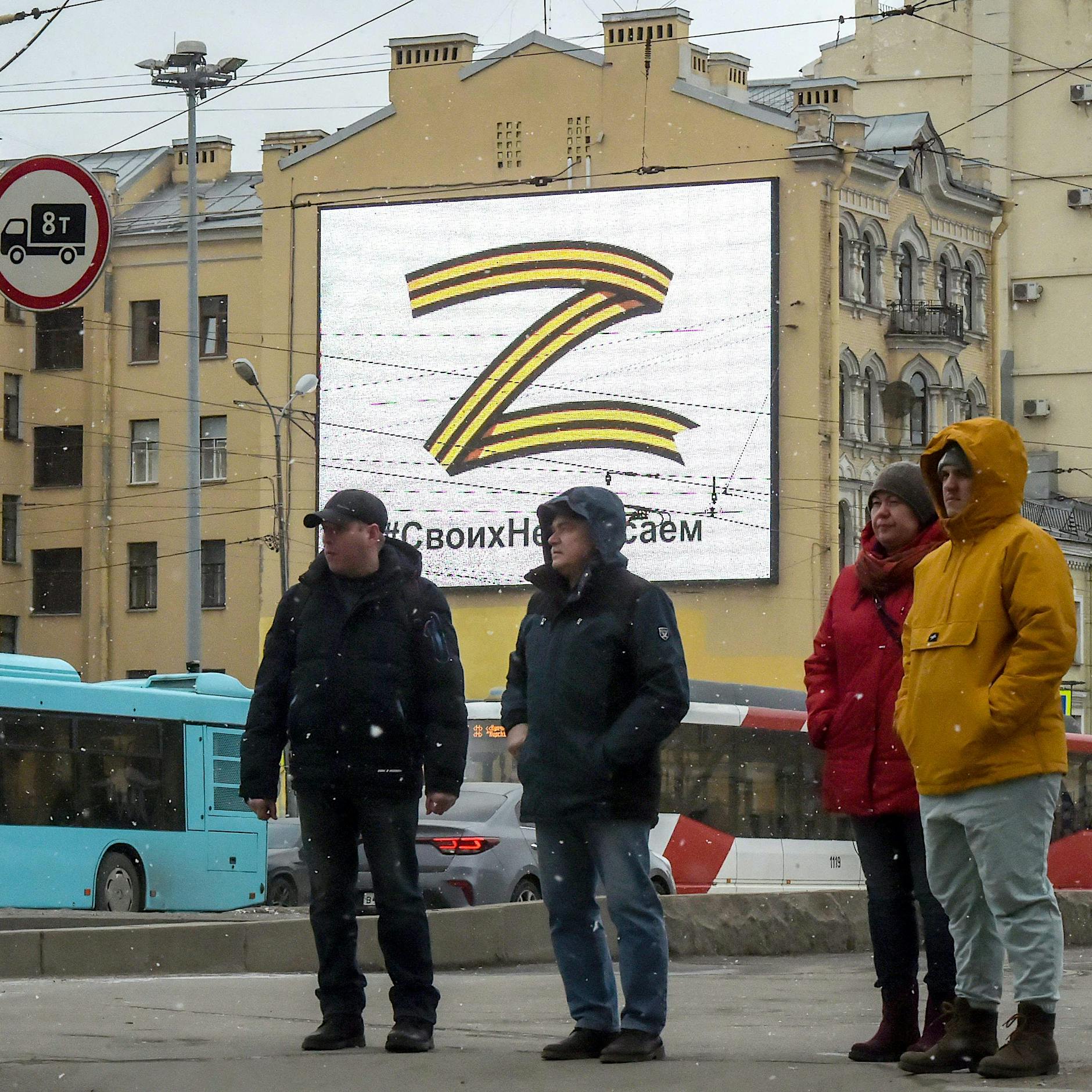 Das mysteriöse Zeichen Z ist zum Symbol für Putins Krieg geworden