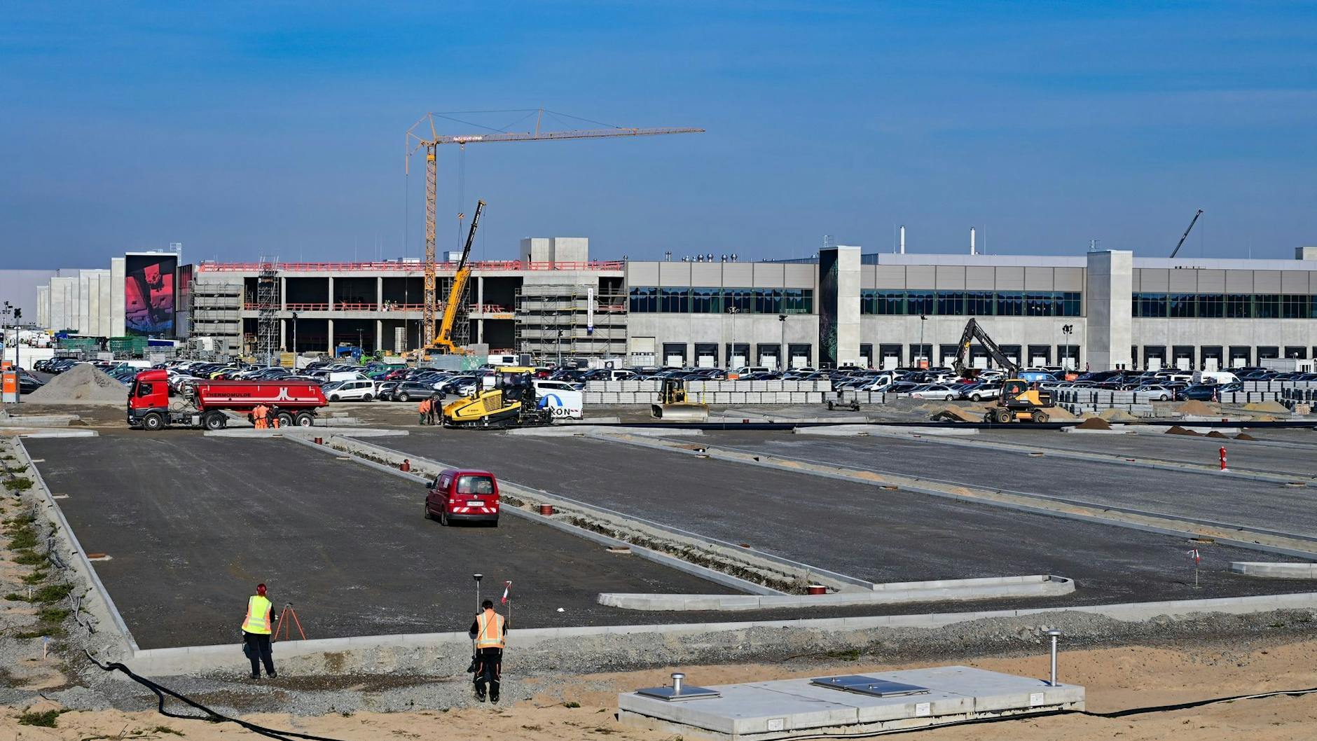Die Tesla-Fabrik in Grünheide.