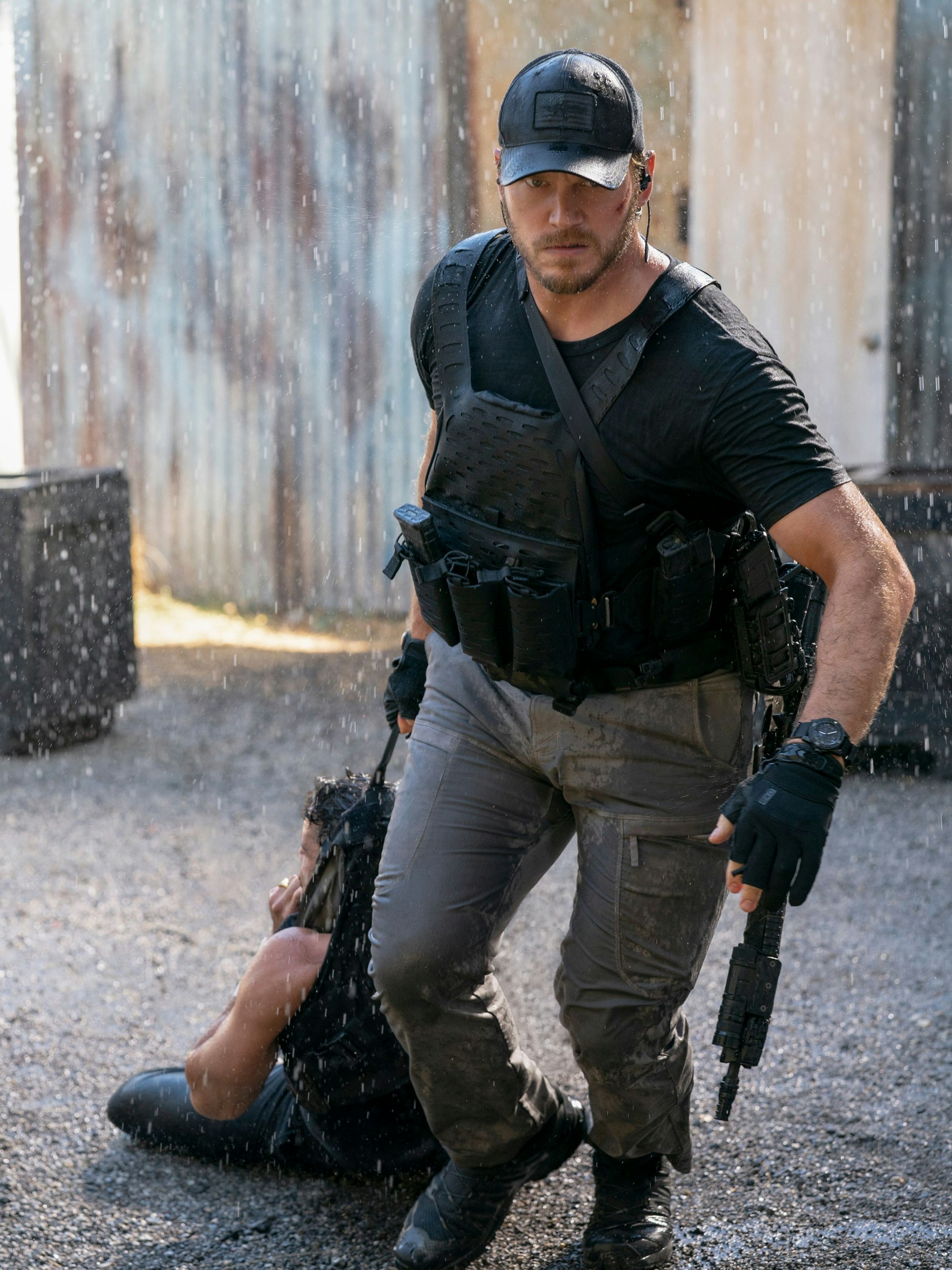 Actionheld Chris Pratt in Aktion in „The Terminal List“