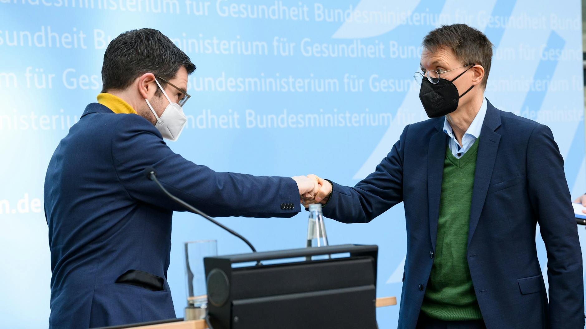 Justizminister Buschmann und Gesundheitsminister Karl Lauterbach