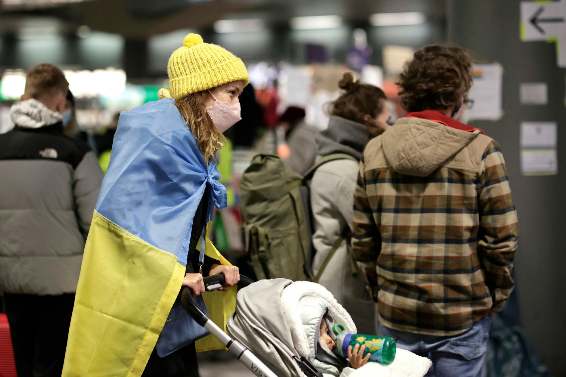 Seit Beginn des Kriegs in der Ukraine kommen täglich mehr als 10.000 Flüchtlinge in Berlin an.