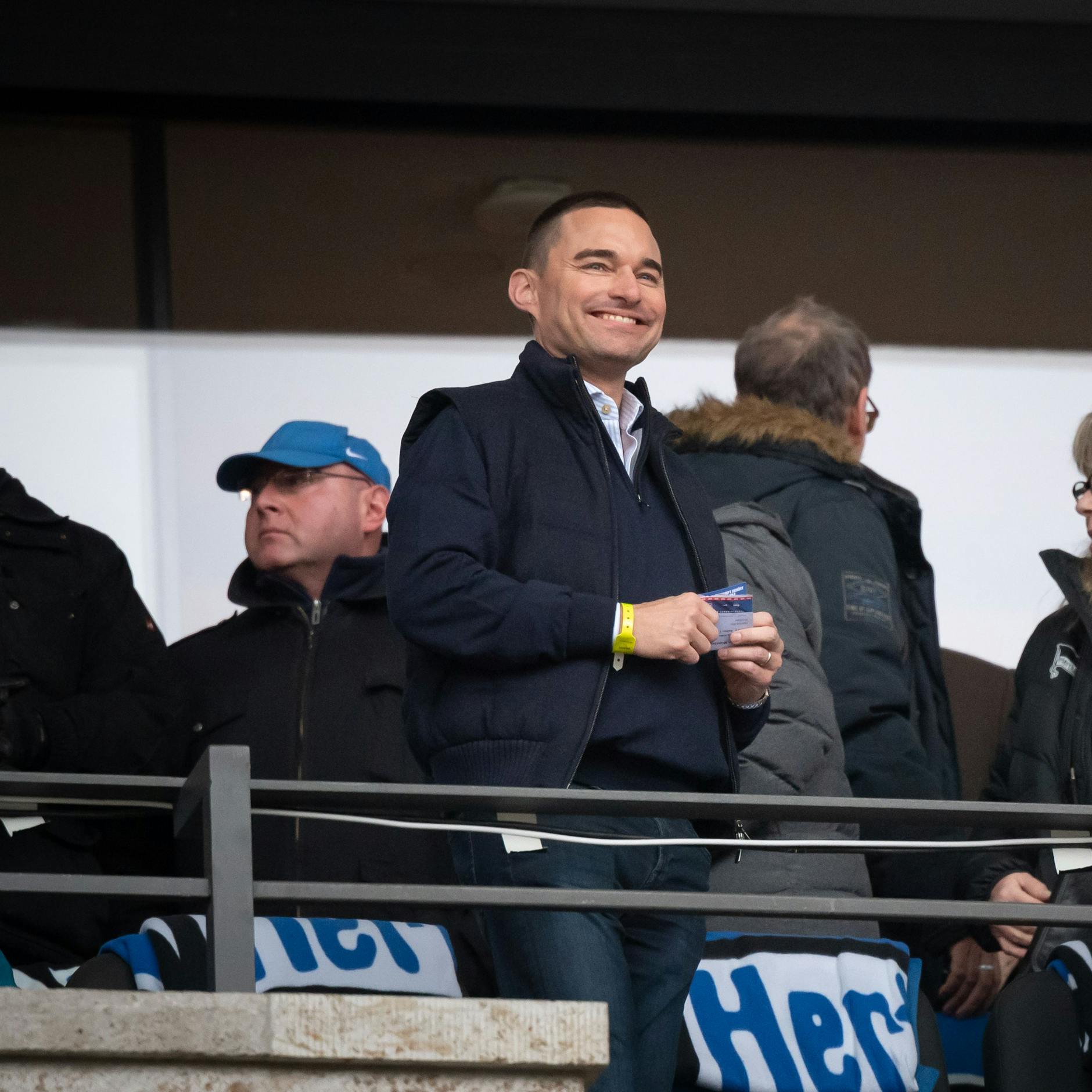 Viel zum Lachen hatte Lars Windhorst bisher nicht auf der Tribüne des Olympiastadions.