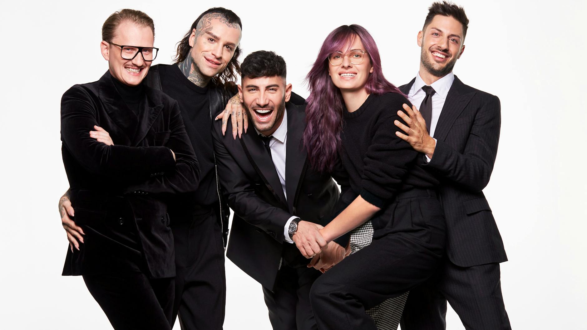 Die deutschen „Fab Five“: Jan-Henrik Scheper-Stuke, David Jakobs, Ayan Yuruk, Leni Bolt, Aljosha Muttardi.