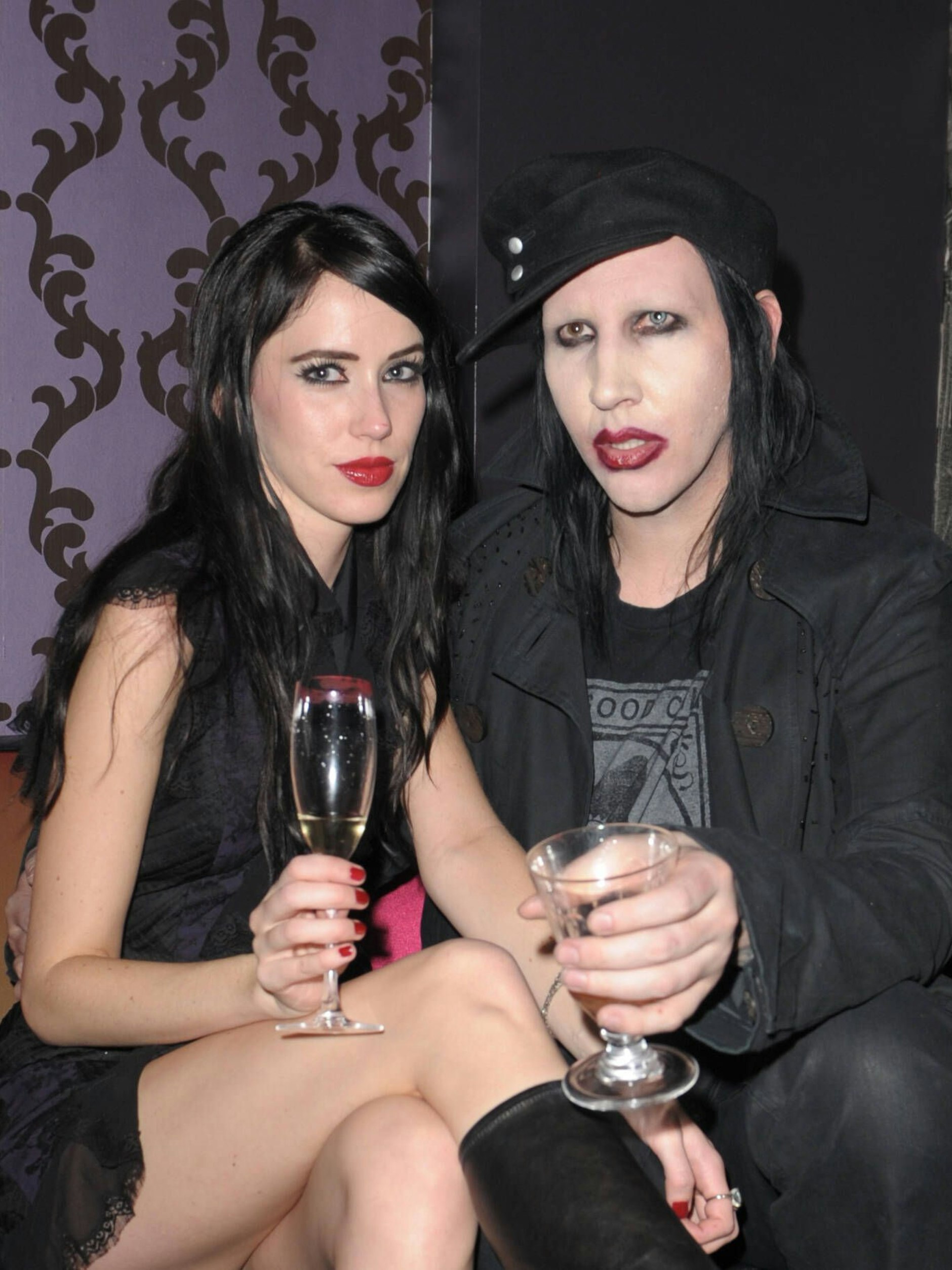 Evan Rachel Wood und Marilyn Manson noch friedlich vereint.