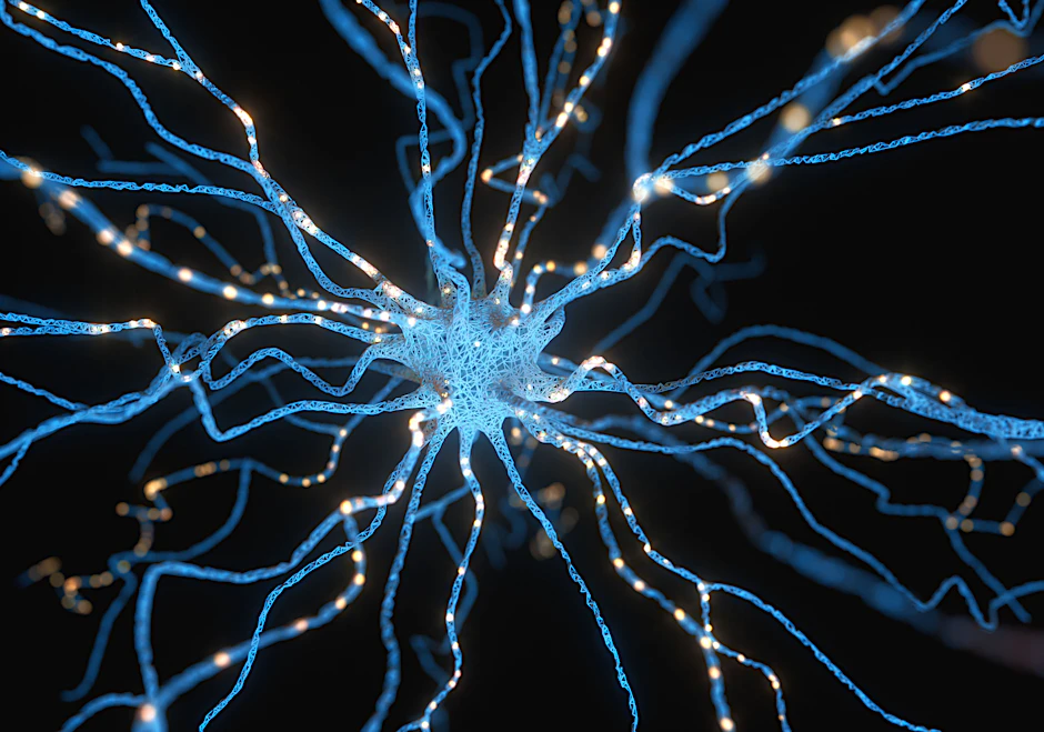 Neuronen im Gehirn: Forscher haben ein ganzes Netz mit nur einer Nervenzelle simuliert.