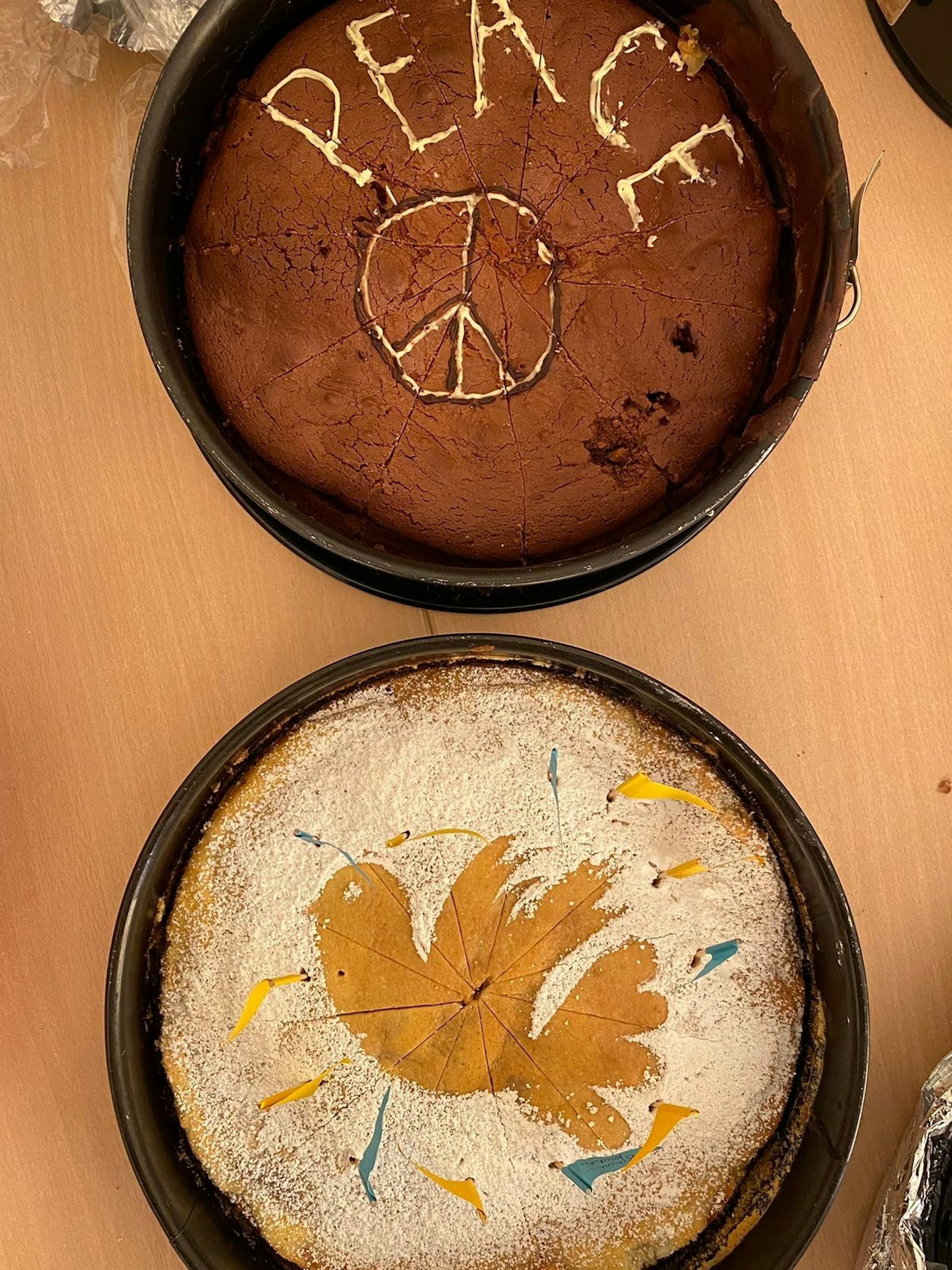 Kuchen gegen Krieg an der Elizabeth-Shaw-Grundschule in Pankow.