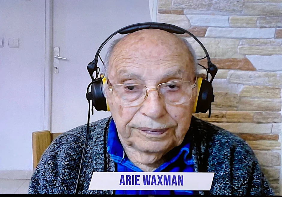 Der 91-jährige Arie Waxman überlebte als Kind Auschwitz, Sachsenhausen und Mauthausen.