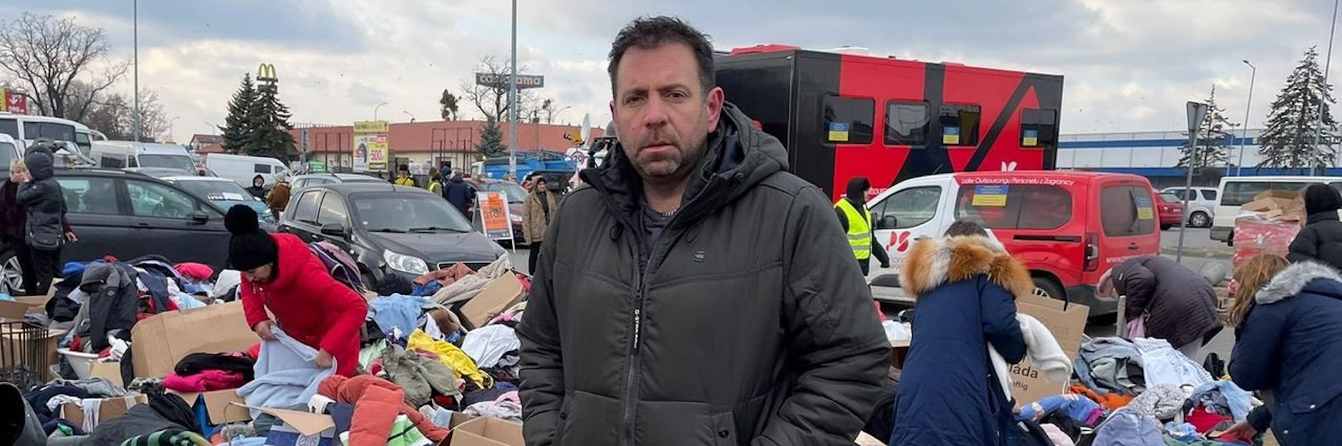 Ikke Hüftgold alias Matthias Distel in Polen.