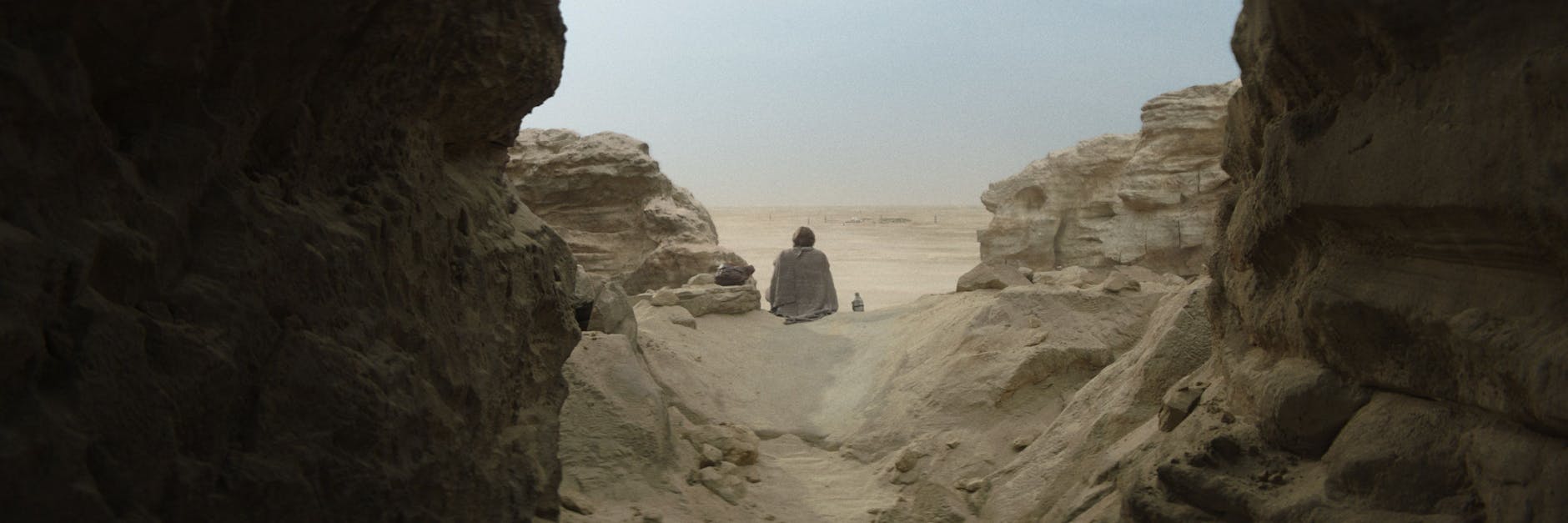 Obi-Wan Kenobi (gespielt von Ewan McGregor) in seinem Exil auf Tatooine.