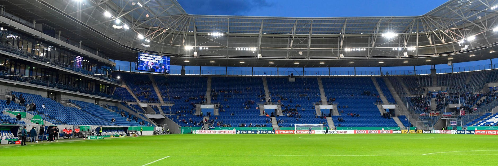 In der PreZero-Arena trägt die TSG Hoffenheim ihre Spiele aus.