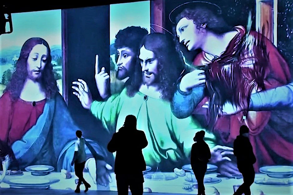 Sieh durch die Augen von Leonardo Da Vinci auf unsere heutige Zeit.