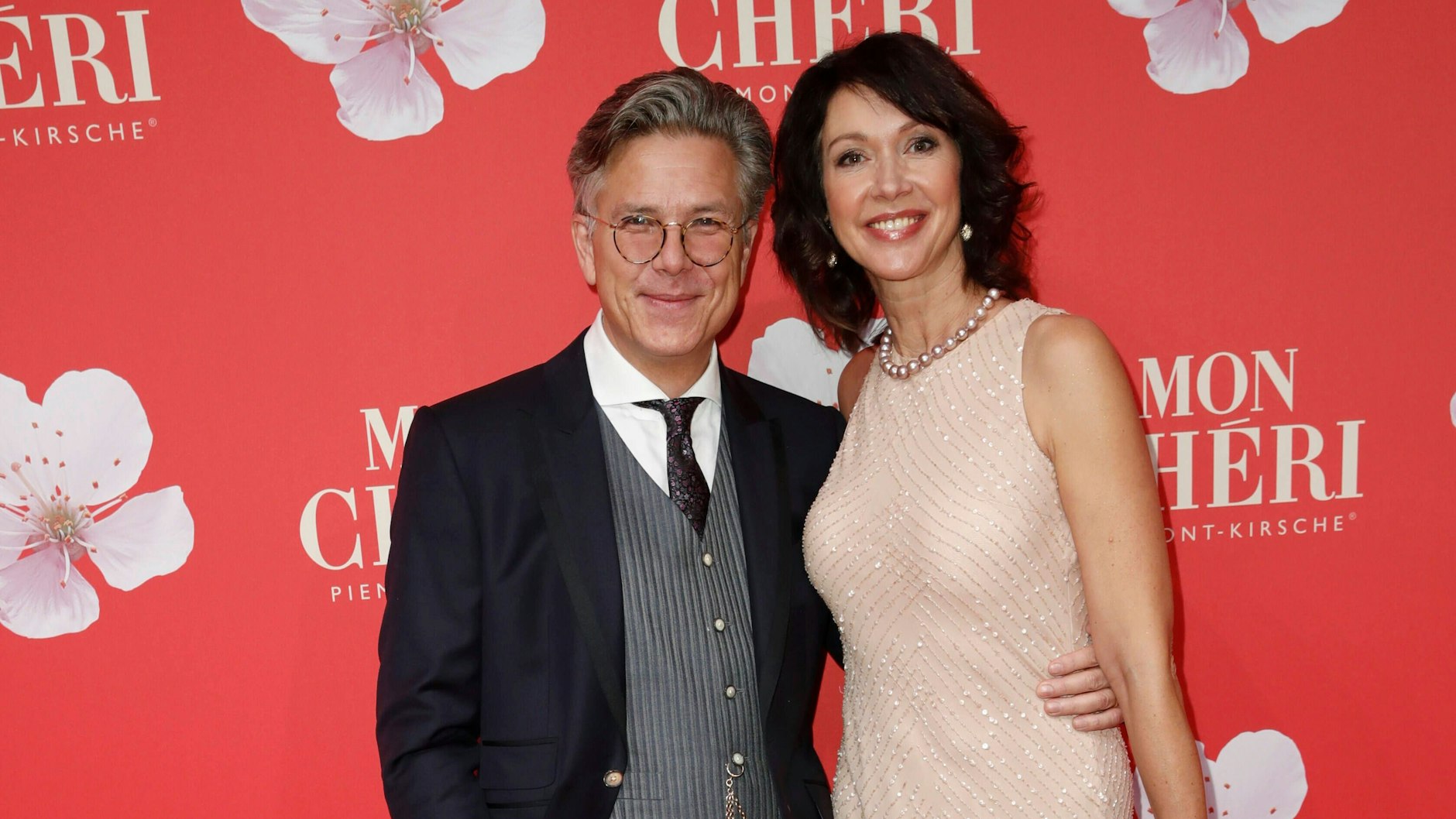 Silvia Laubenbacher im Jahr 2018 mit ihrem Ehemann Percy Hoven.