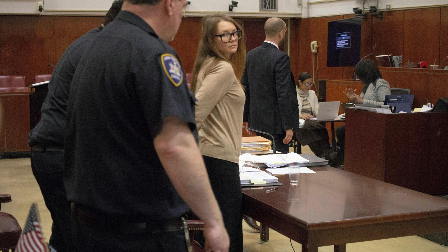 Anna Sorokin im Frühjahr 2019 vor Gericht.