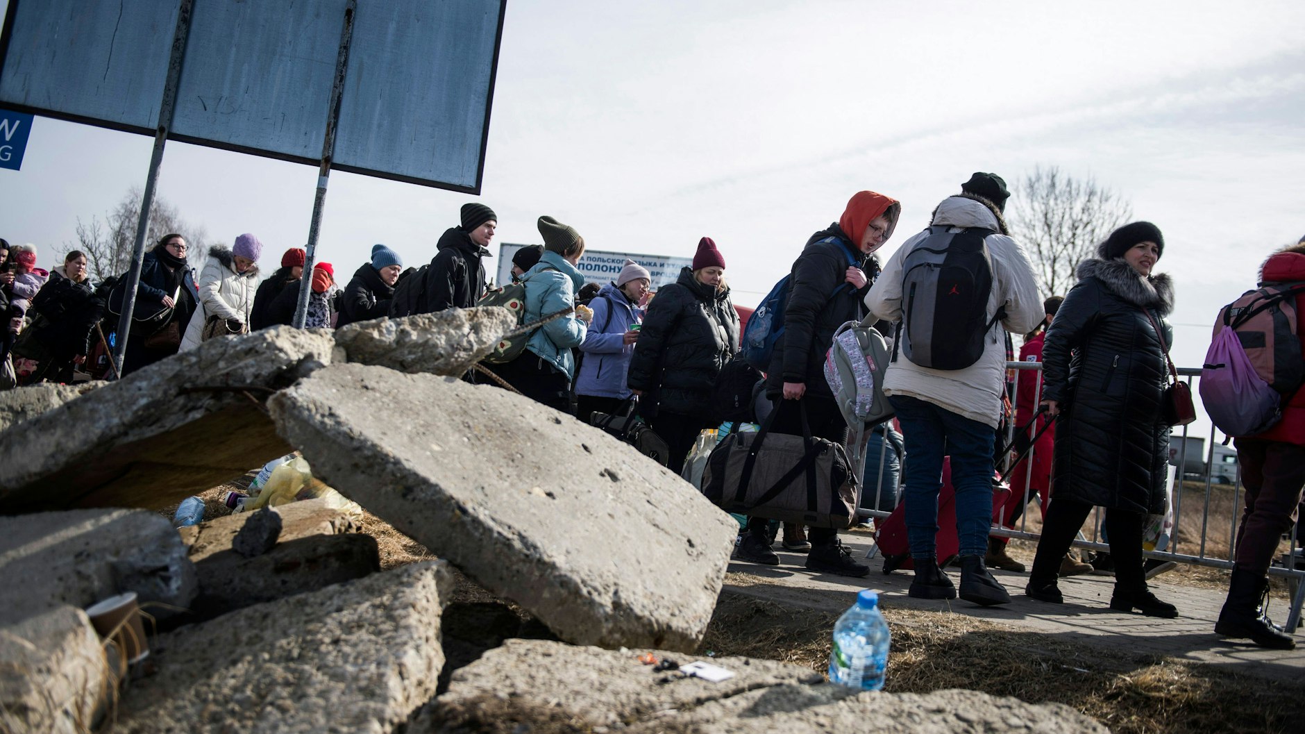 Unter den Geflüchteten aus der Ukraine sind viele Frauen und Kinder.