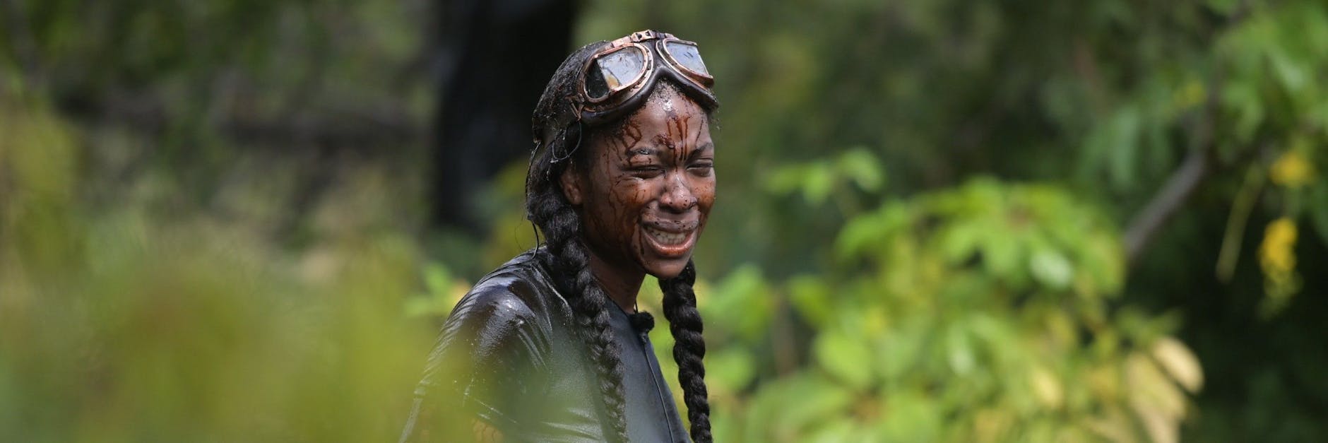 Linda Nobat wurde im Dschungelcamp immer wieder mit Klebrigem und Stinkendem übergossen.