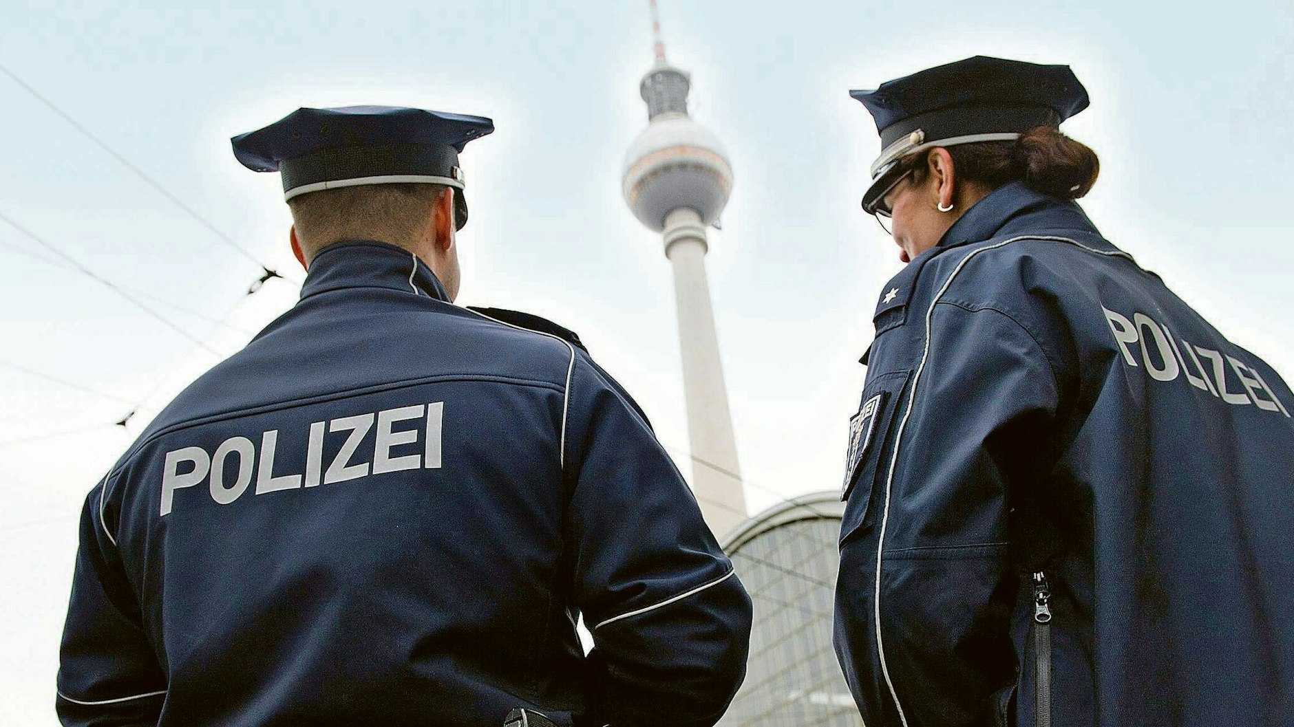 Die Berliner Polizei im Einsatz