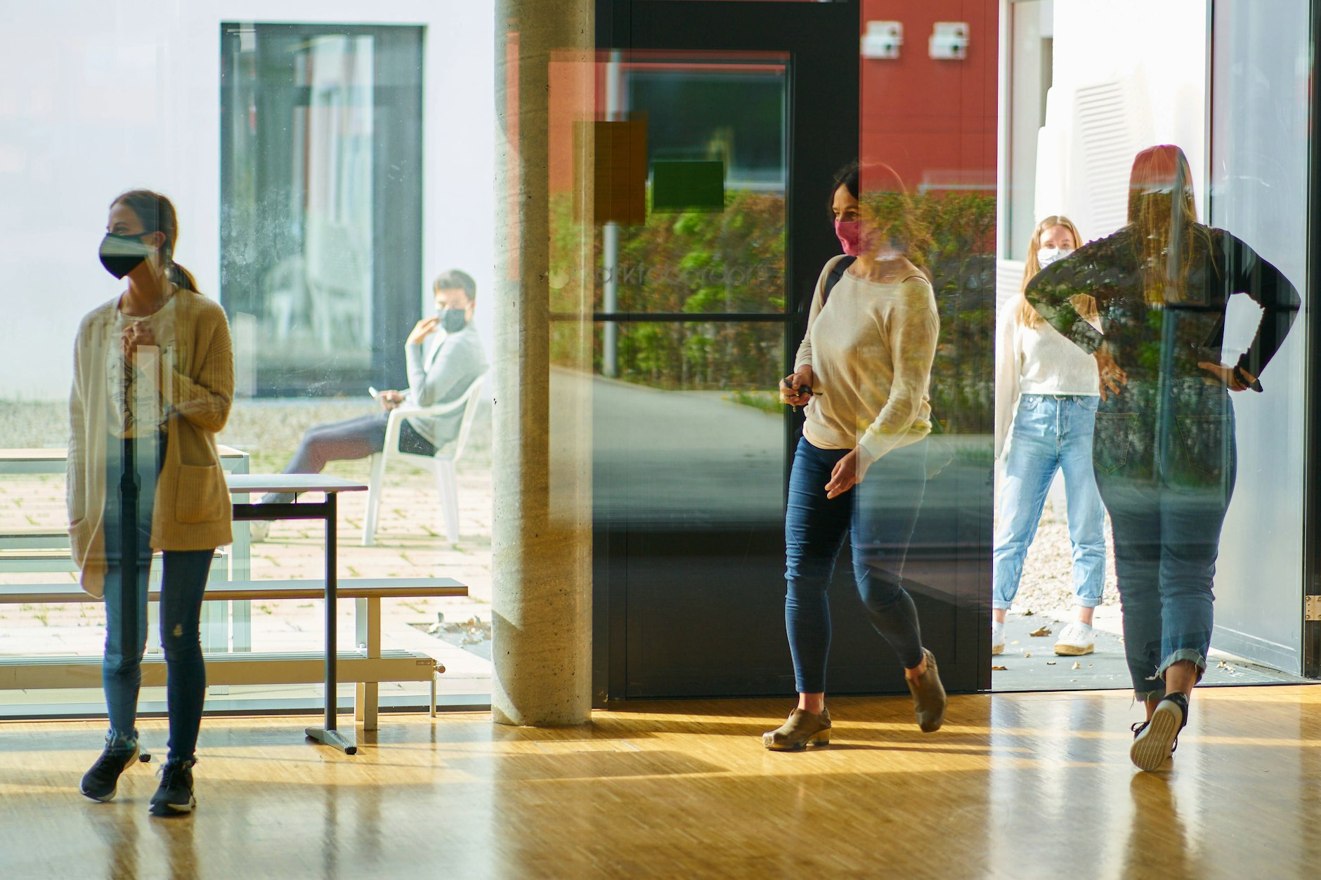 Schüler eines Gymnasiums