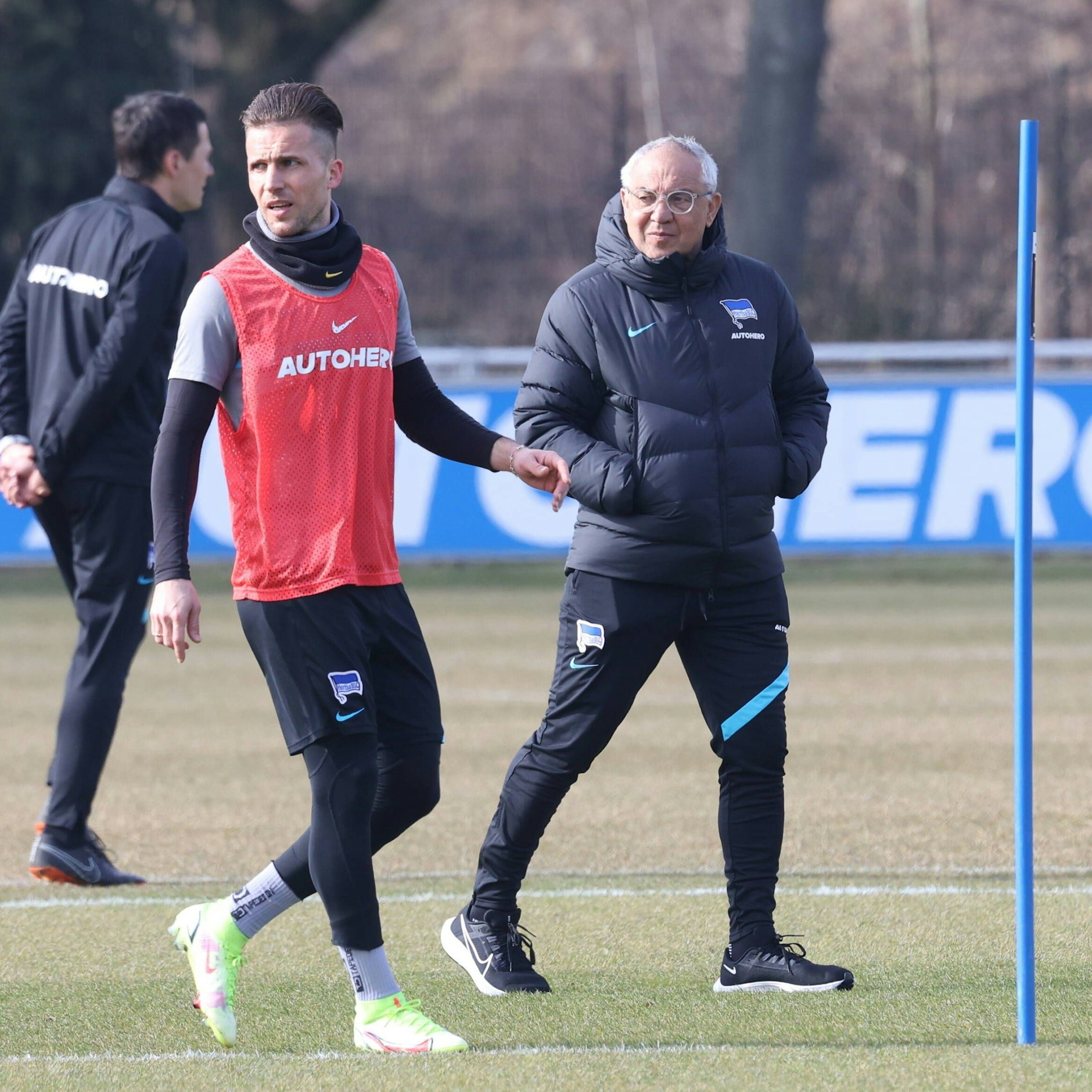 Peter Pekarik und Felix Magath. Zwei, die sich verstehen.