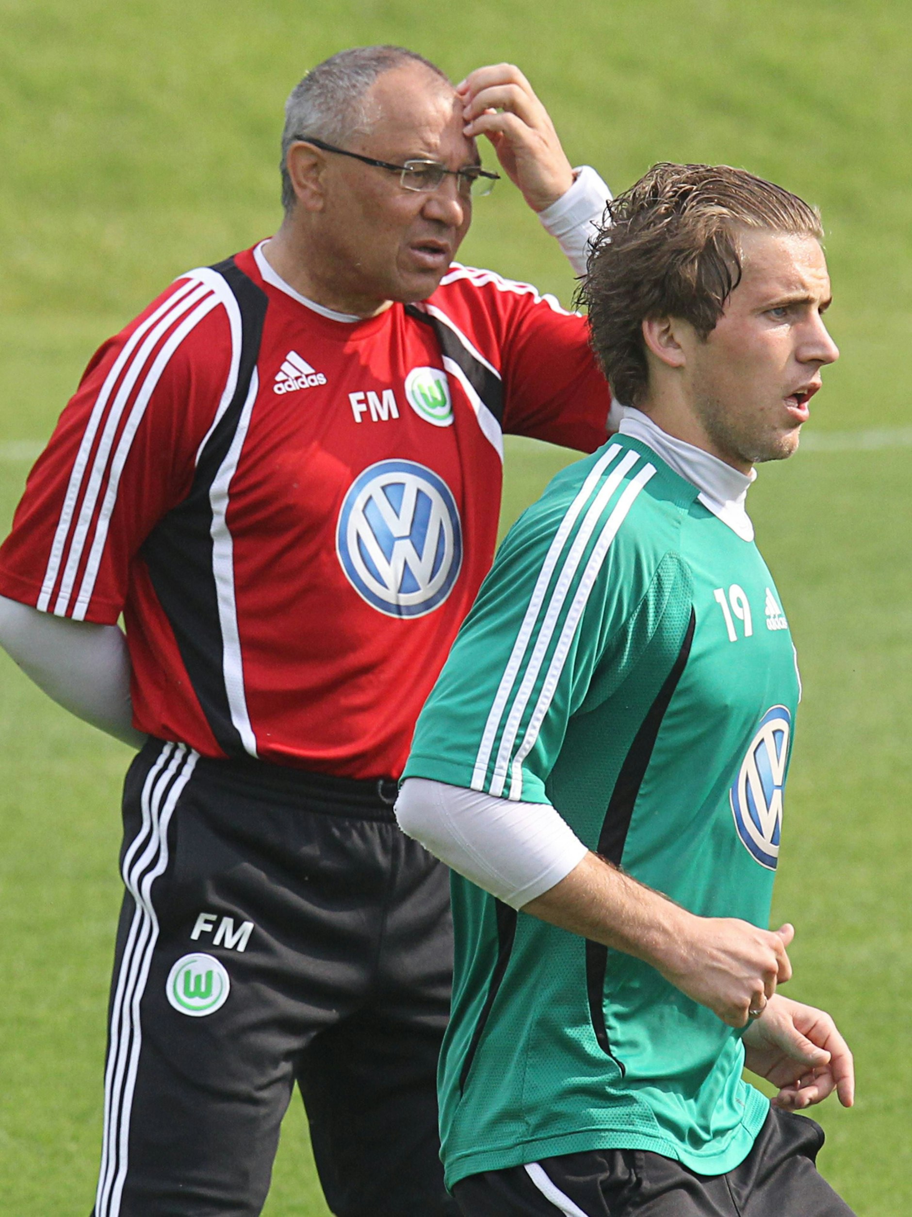 Schon in Wolfsburg arbeiteten Pekarik und Magath zusammen.