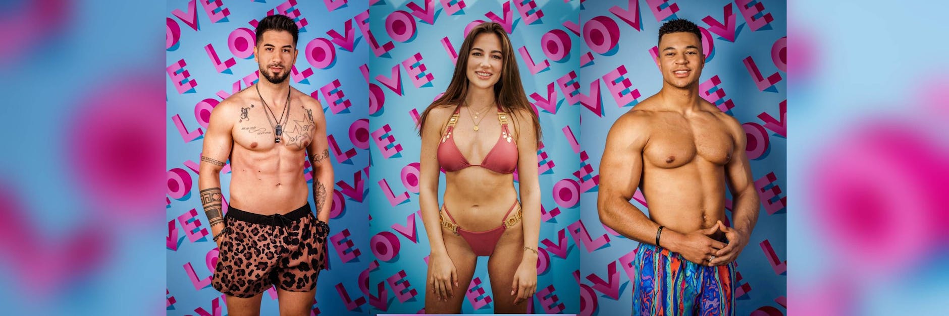 Bucci, Vanessa und Madhi kommen aus dem Süden Deutschlands und sind bei Love Island dabei.