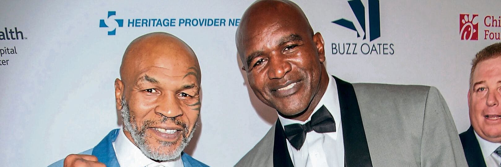 Mike Tyson und Evander Holyfield, die beiden ehemaligen Boxweltmeister und Kontrahenten bei der Carole Pump Foundation Gala Beverly Hills 2019