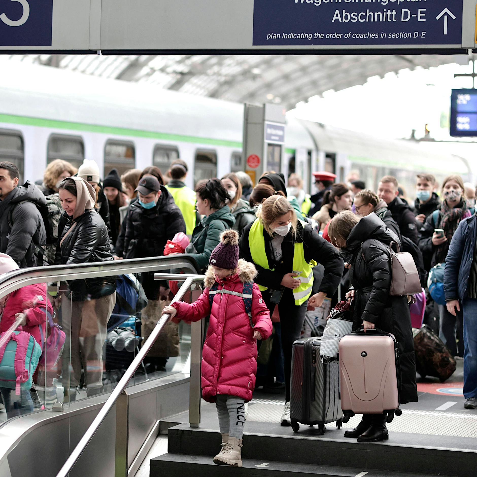 Wie die Bahn den Ansturm der Flüchtlinge aus der Ukraine bewältigt