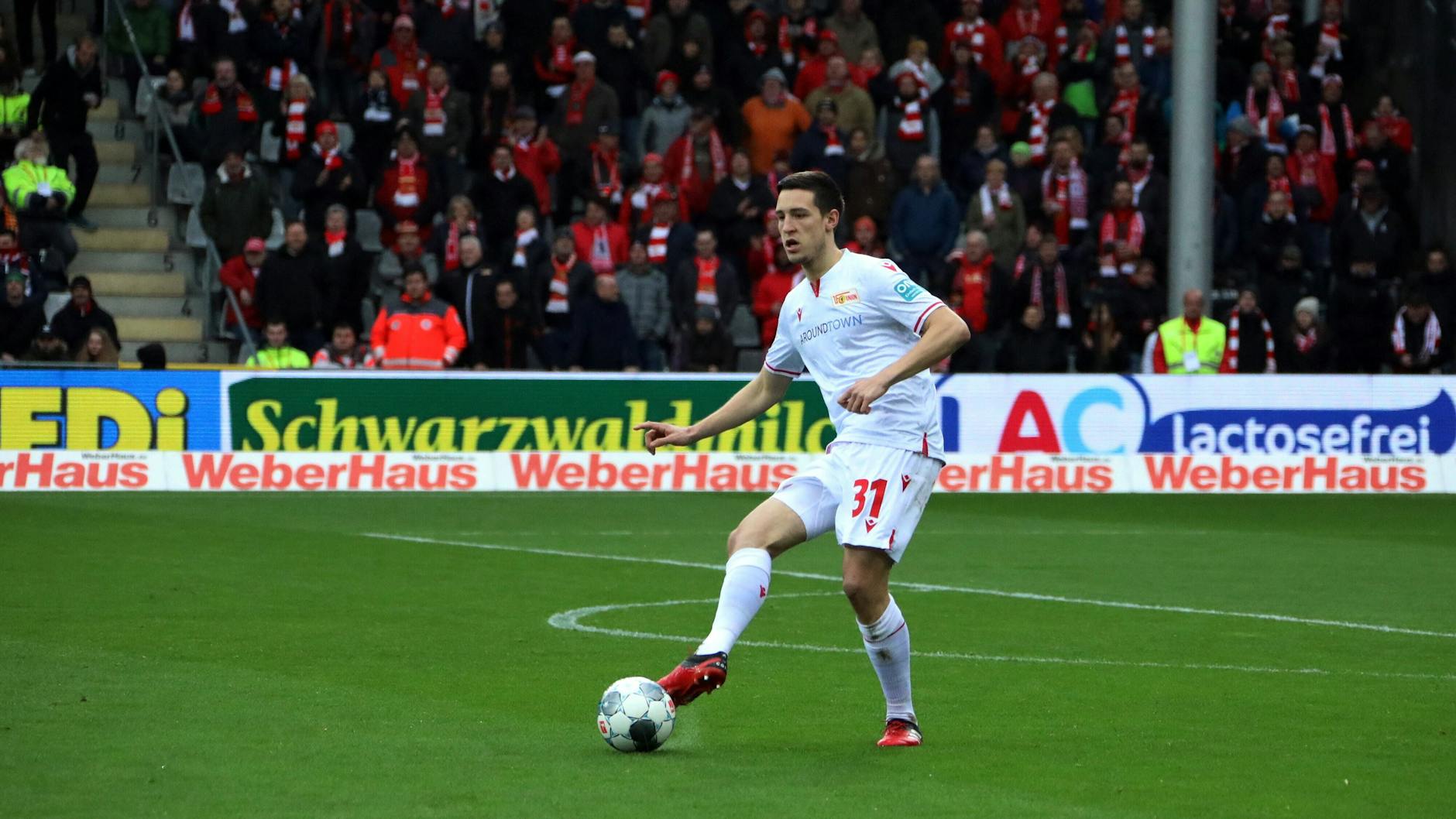 Keven Schlotterbeck war in der Saison 2019/20 für die Eisernen am Ball.