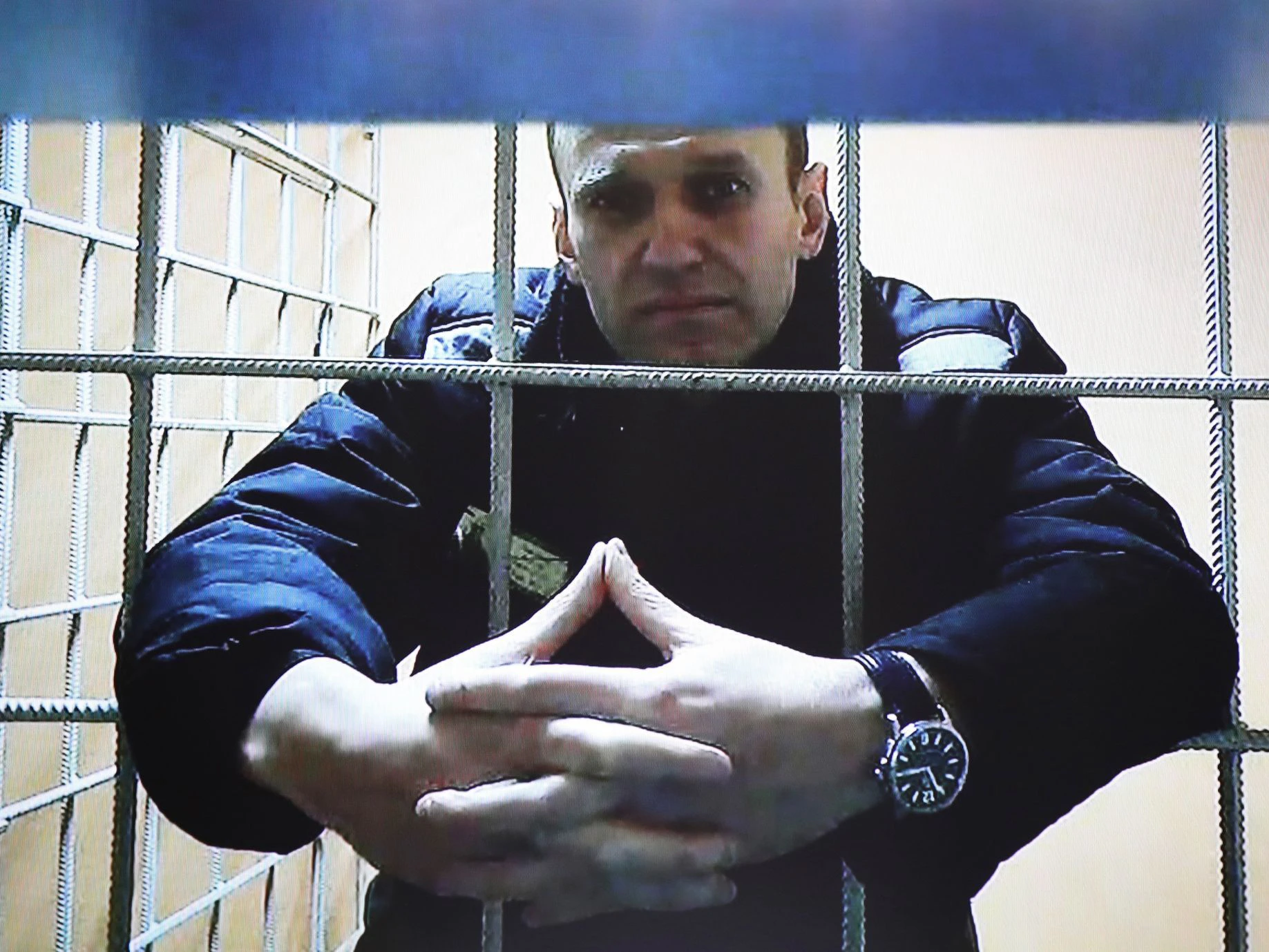 Einer der bekanntesten Oppositionellen:&nbsp;Alexej Nawalny hinter Gittern.