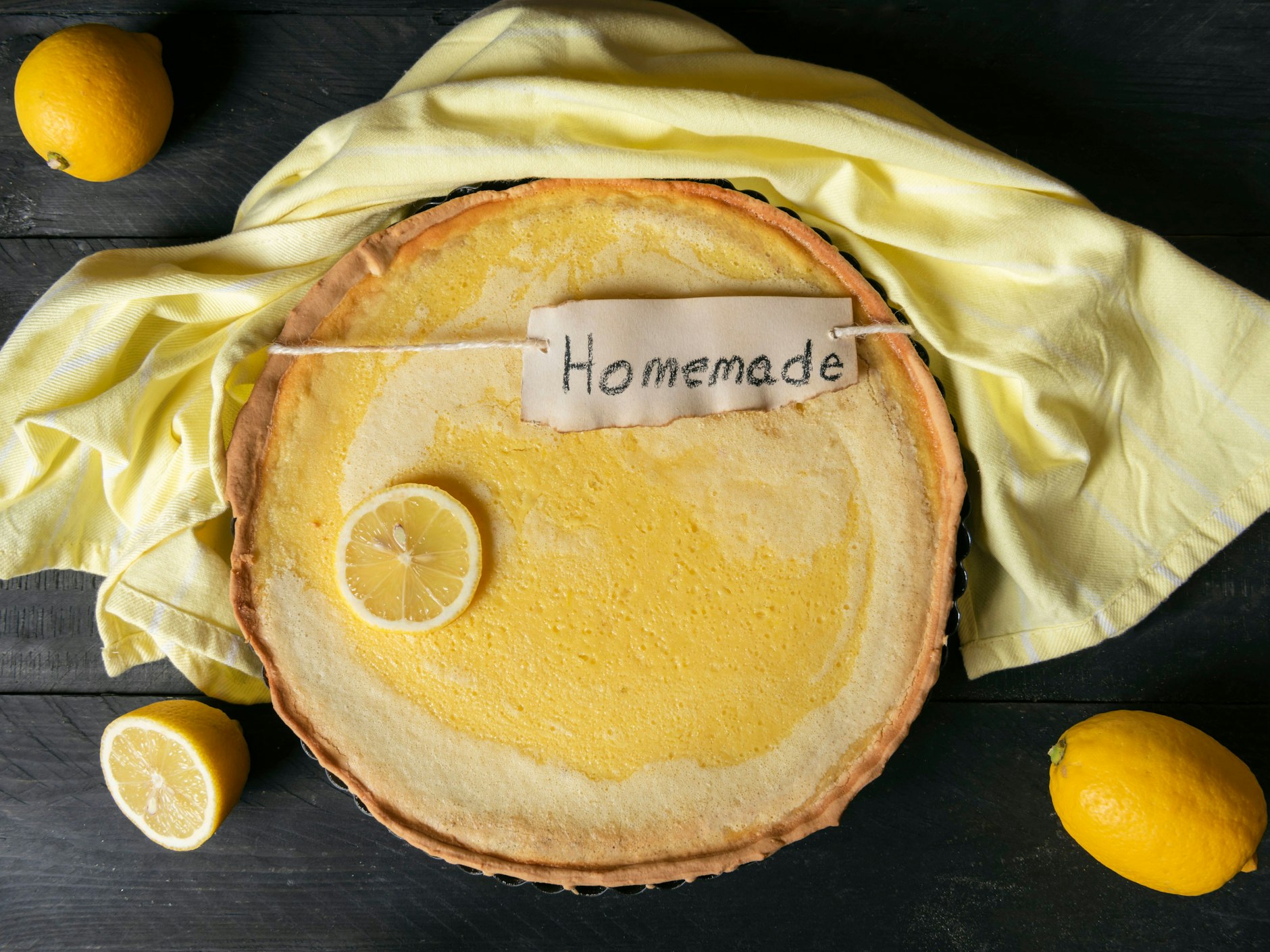 Die Zitronentarte kann wirklich jeder nachbacken. 