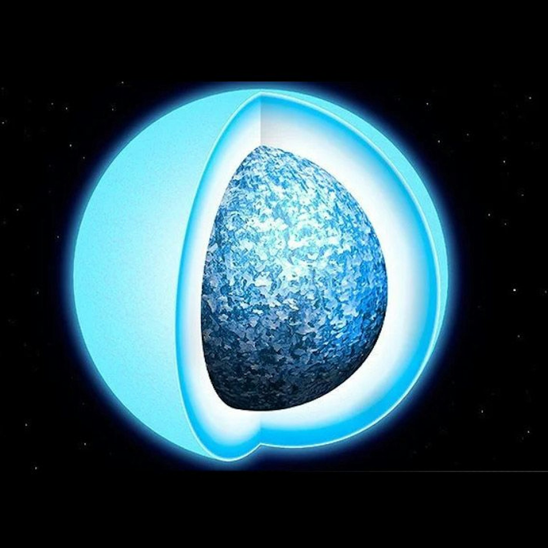 Ein Diamantstern: Auch die Sonne wird dereinst solch eine kristallisierte Kugel werden, sagen Forscher.