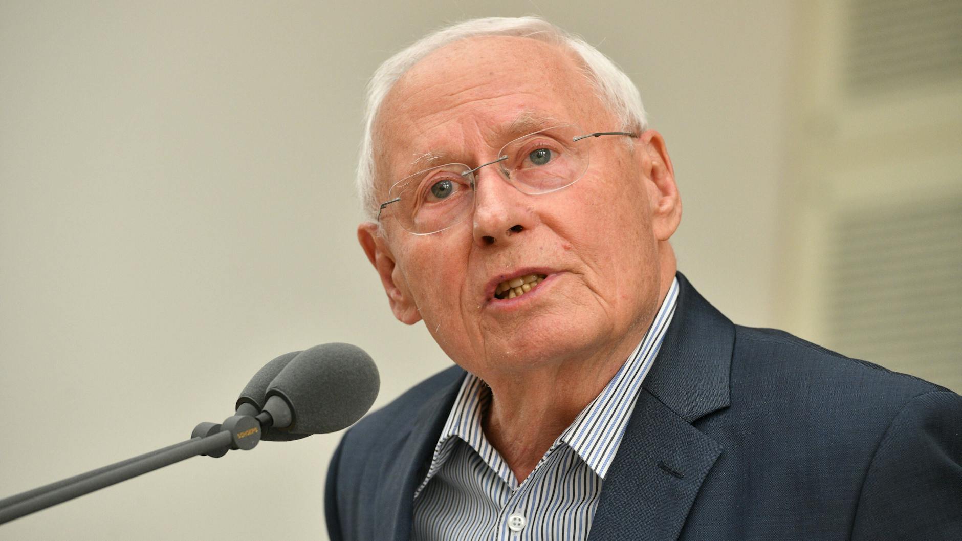 Oskar Lafontaine am Mittwoch im saarländischen Landtag.