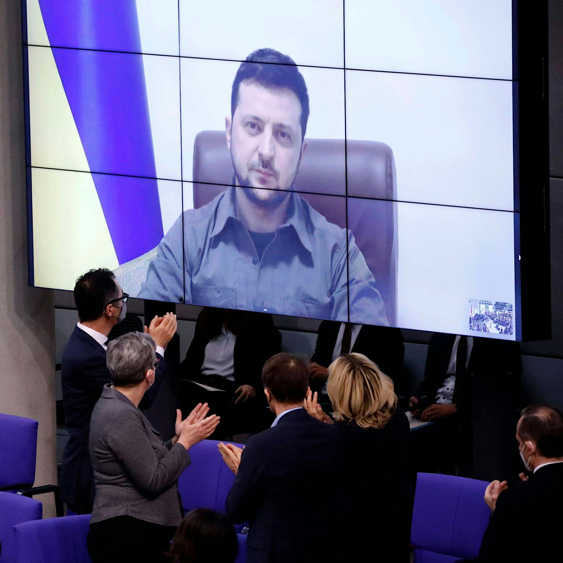 Präsident Selenskyj spricht im Bundestag: „Es gibt wieder eine Mauer in Europa“